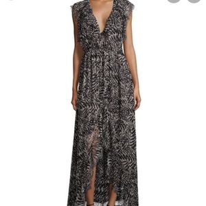 L’Agence Sophie Flutter Maxi Dress